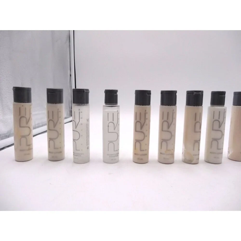 PURE BY GLOSS  Travel Size X 18  Lot Shampoo Conditioner Body‎ Wash Lotion 28mL